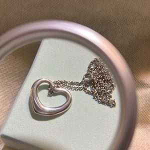 Tiffany&Co Open Heart Necklace 925 Sterling